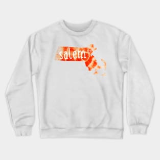 Tie Dye Salem Massachusetts Crewneck Sweatshirt